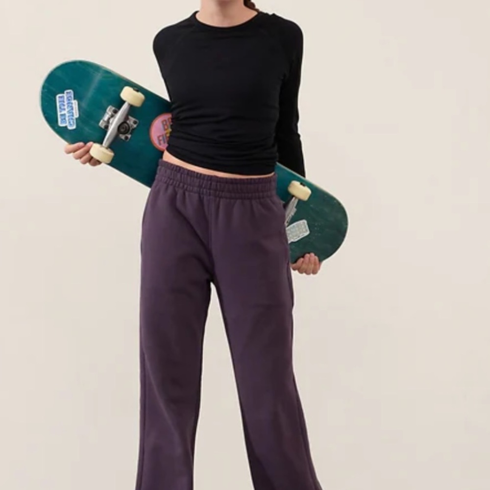 Athleta Girl All Day Straight Leg Pants -EUC SZ 8-10 Iris